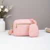 Quilted crossbody bag with mini pouch - view 4