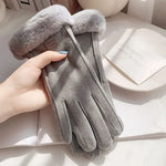 Plush Lined Touchscreen Winter Gloves