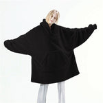 Oversized Plush Wearable Blanket Hoodie